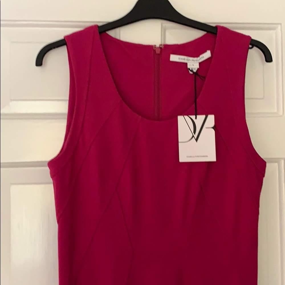 Diane von Furstenberg Fuchsia Dress